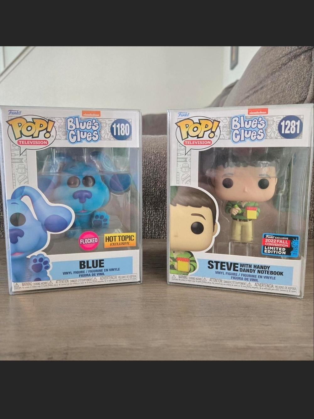 Funko Pop! Television Blue and Steve (Blue’s Clues) - Blue & Steve Funko Pops